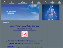 Tablet Screenshot of coldlighttherapy.at